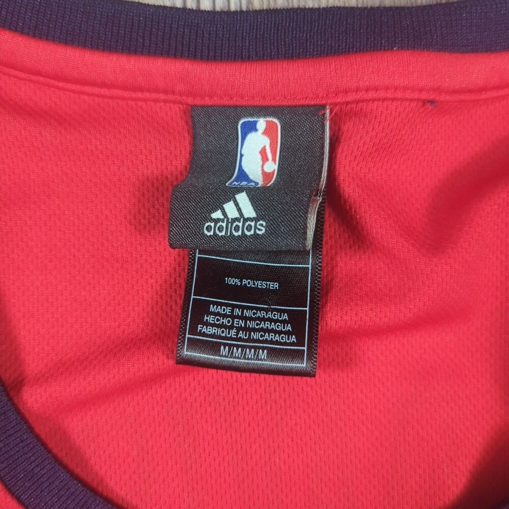 Adidas New Orleans Pelicans Anthony Davis Jersey Red # 23 Women's Size Medium - Picture 4 of 8